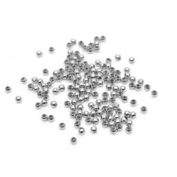2mm 3mm Silver Gold Plated Brass Smooth Spacer Beads Tiny Metal Round Bead 2mm 3mm For Jewelry Making 200Pcs