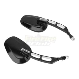 Motorcycle Rearview Rear View Mirrors Glass Back Side Mirror Right Left For Harley 883 1200 48
