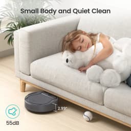 Lefant M210P Robot Vacuum Cleaner Remote Control, Featured Carpet Cleaner Small Robot 7.8cm Thin 28cm DIA, Robotic Vacuum Alexa