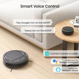 Lefant M210P Robot Vacuum Cleaner Remote Control, Featured Carpet Cleaner Small Robot 7.8cm Thin 28cm DIA, Robotic Vacuum Alexa