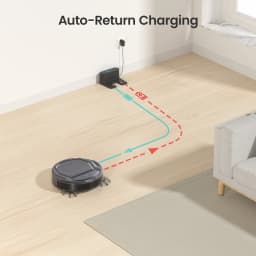 Lefant M210P Robot Vacuum Cleaner Remote Control, Featured Carpet Cleaner Small Robot 7.8cm Thin 28cm DIA, Robotic Vacuum Alexa
