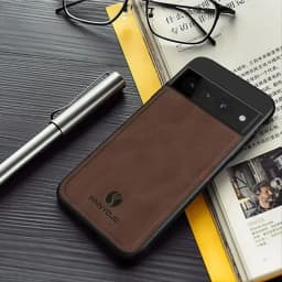 Sheepskin Leather Case For Google Pixel 7 6 8 Pro 7A 6A Luxury Men Business Vintage Magnetic Back Cover Pixel7 Pixel8 7pro 8pro
