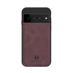 Sheepskin Leather Case For Google Pixel 7 6 8 Pro 7A 6A Luxury Men Business Vintage Magnetic Back Cover Pixel7 Pixel8 7pro 8pro