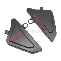 Side Frame Panels Cover Fairing Cowl for BMW K1600B / K1600 Grand America 2018+ Motorcycle Black Tank Trim Plates Guard Plastic