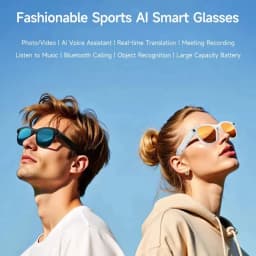 Lenovo 8K AI Smart Glasses 2026 HD Color Changing Chat GPT 1200MP Translate Camera Bluetooth Call Voice Assistant Music Control