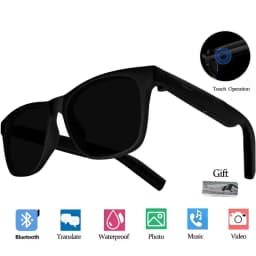 Lenovo AI Remote Control Touch Smart Glasses 8K HD Photo Camera Recording Translator Voice Assistant Music Bluetooth Sunglasses