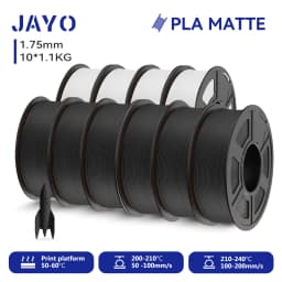 JAYO 9/10 Rolls 3D PETG/PLA/PLA PLUS Printer Filament 1.75mm 100% No Bubble Non-Toxic 3D Printing Materials for 3D Printer& Pen