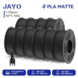 JAYO 9/10 Rolls 3D PETG/PLA/PLA PLUS Printer Filament 1.75mm 100% No Bubble Non-Toxic 3D Printing Materials for 3D Printer& Pen