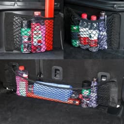 1Pc Car Back Rear Mesh Trunk Seat Elastic String Net Universal Storage Bag Pocket Cage Auto Organizer Seat Back Bag