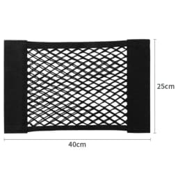 1Pc Car Back Rear Mesh Trunk Seat Elastic String Net Universal Storage Bag Pocket Cage Auto Organizer Seat Back Bag