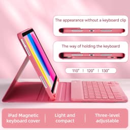 For iPad 10th 11th A16 Generation Detachable Keyboard Case for ipad Air 11 M2 M3 M4 Air4 5 10.9 Pro 11 With TPU Leather Cover