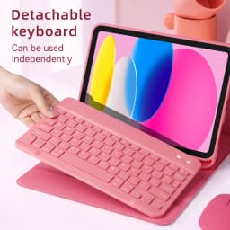 For iPad 10th 11th A16 Generation Detachable Keyboard Case for ipad Air 11 M2 M3 M4 Air4 5 10.9 Pro 11 With TPU Leather Cover