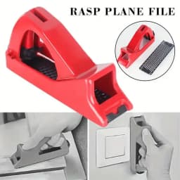 TINSOL Gypsum Board File Planing Wallboard Rasp Trimmer Plasterboard Planer Abrasive Drywall Edge Finishing Construction Tool