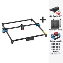 Twotrees TTS-20 Max Metal Laser Engraving Machine 600x600mm Work Area Laser Cutting Machine For Cutting MDF Acrylic Leather Wood