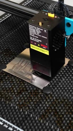 Twotrees TTS-20 Max Metal Laser Engraving Machine 600x600mm Work Area Laser Cutting Machine For Cutting MDF Acrylic Leather Wood