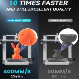 JAYO High Speed Matte PETG 3D Filament 1.75mm 30mm/s - 600mm/s Print Range High Flow Speedy PETG 3D Printer Filament for 3D