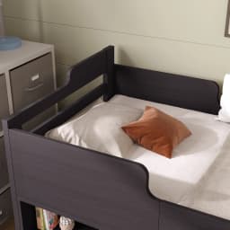 Cabin Bed Frame with Drawers Shelf Storage Low Single Children's Wooden Bed (90 x 190 cm) Frame Only