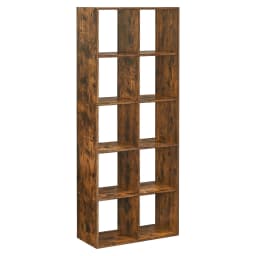 VASAGLE Bookcase, 10 Cube Storage Unit, Bookshelf for Living Room, Study, Office, Bedroom, Room Divider Shelving Unit
