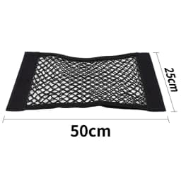 Car Trunk Mesh Organizer Car Tail Storage Net Seat Back Pocket Universal Trunk Bag Auto Magic Tape Network Interior Accessories