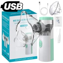 Medical Nebulizer Machine Asthma Inhaler Mini Handheld Automizer Children Adult Kid Steam Inhale Home Nebulizer Health Care