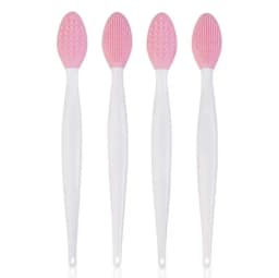 1PC/4PCS Beauty Skin Care Wash Face Silicone Brush Exfoliating Nose Clean Blackhead Removal Brushes Tools With Replacement Head