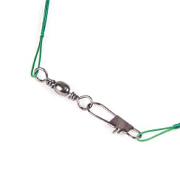 Anti Bite Steel Fishing Line Steel Wire Leader With Swivel Fishing Accessory Lead Core Leash Fishing Wire 15cm 20cm  30cm