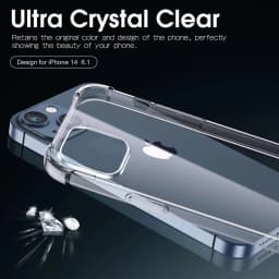 Shockproof Clear Phone Case For iPhone 15 14 11 13 12 Pro Max 7 8 Plus X XR XS Soft Silicone Protection Transparent Accessories