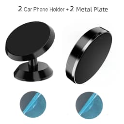 Magnetic Car Phone Holder Magnet Mount Bracket Stick on Car Dashboard Wall Mobile Cell Support in Car for iPhone Samsung Xiaomi