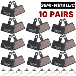 BUCKLOS Semi-Metal Mountain Bike Disc Brake Pads Semimetallic Hydraulic Disc Brake Pad Bicycle Brake Pads for SHIMANO B01S B05S