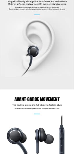 Type C Wired Earphone For Samsung Galaxy S23 S21 S22 Ultra Plus 3.5 mm Earbuds Headphones A54 A34 A53 A53 Accessories