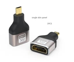 HDMI 90 and 270 Degree Adapter,HDMI 2.1 8K@60hz 2.0 4K@120hz 2K Right Angle HDMI L Adapter for HDTV PS4 PS5 Lapto