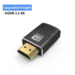 HDMI 90 and 270 Degree Adapter,HDMI 2.1 8K@60hz 2.0 4K@120hz 2K Right Angle HDMI L Adapter for HDTV PS4 PS5 Lapto