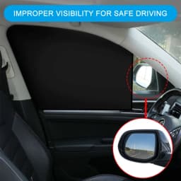 Magnetic Car Sunshade UV Protection Curtains Sun Shield Cover Double Sides Auto Window Sun Shade Protector Cover Diy Accessories