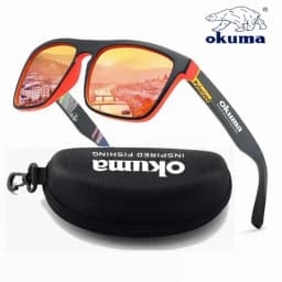 Okuma Polarized Sunglasses UV400 for Men and Women Outdoor Hunting, Fishing, Driving Bicycles, Sunglasses Optional Box