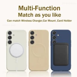 For Magsafe Magnetic Phone Case For Samsung Galaxy S26 S25 S24 S23 S 26 Ultra S26Ultra Plus FE Soft Cases Liquid Silicone Cover