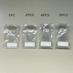 1/2/4/5/10PCS Plastic Car Styling Parking Ticket Holder Car Fastener Card Holder Mounting Fastener Organizer Windshield Sticker