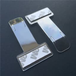 1/2/4/5/10PCS Plastic Car Styling Parking Ticket Holder Car Fastener Card Holder Mounting Fastener Organizer Windshield Sticker