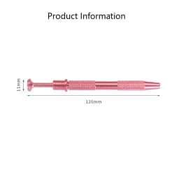 EVISPOL 1Pc Four Claws Bead Pick-up Tool, Diamond Gem Prong Holder Tweezer, Body Piercing Jewelry Grabber Catcher Sprinkle Pen
