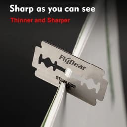 Stainless Steel Razor Blade Old-Fashioned Manual Double-Sided Razor Blade Hairdressing Barber Shop Tools