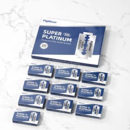 Stainless Steel Razor Blade Old-Fashioned Manual Double-Sided Razor Blade Hairdressing Barber Shop Tools