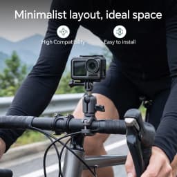 FANAUE Motorcycle Mobile Phone Holder Extension Handlebar Hoop Ball Head Base Sports Camera Quick Disassembly Anti-theft