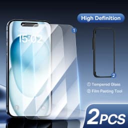 Baseus Tempered Glass for iPhone 17 16 Pro Max Screen Protector for iPhone 15 14 Pro Max Clear Edge Anti-Peeping Protective Film