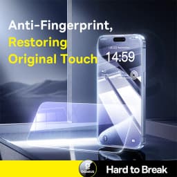Baseus Tempered Glass for iPhone 17 16 Pro Max Screen Protector for iPhone 15 14 Pro Max Clear Edge Anti-Peeping Protective Film