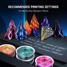 SUNLU SILK Dual &Triple Colors 3D Printer Filament 5KG 1kg/roll 1.75mm Dimensional Accuracy +/- 0.02 mm 2.2 LBS (1KG) Fast Ship