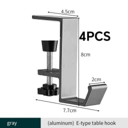 Punch-free Hanging Bag Hook Student Desk Side Hanging Bag Artifact Removable Mobile Handbag Holders Multi-functional Table Hook
