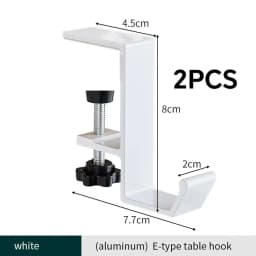 Punch-free Hanging Bag Hook Student Desk Side Hanging Bag Artifact Removable Mobile Handbag Holders Multi-functional Table Hook
