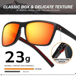 3/4 Pack New Designer Box Polarized Colorful Sunglasses for Men and Women Suitable for Driving, Fishing, Outdoor Sports UV400