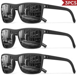 3/4 Pack New Designer Box Polarized Colorful Sunglasses for Men and Women Suitable for Driving, Fishing, Outdoor Sports UV400