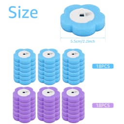 18/36Pcs Toilet Brush With Disposable Replacement Head Kits Upgrade Long Handle Bathroom Cleaning Brush For Home Wc Accessories