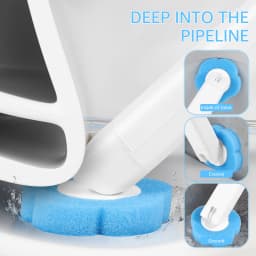 18/36Pcs Toilet Brush With Disposable Replacement Head Kits Upgrade Long Handle Bathroom Cleaning Brush For Home Wc Accessories